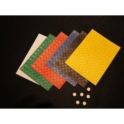 Set runde magnete (10mm) in 6 farben (108 magnete)*