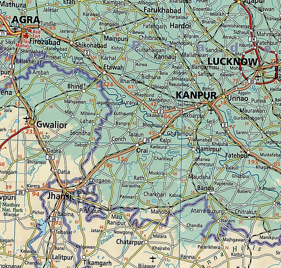 Landkaart India