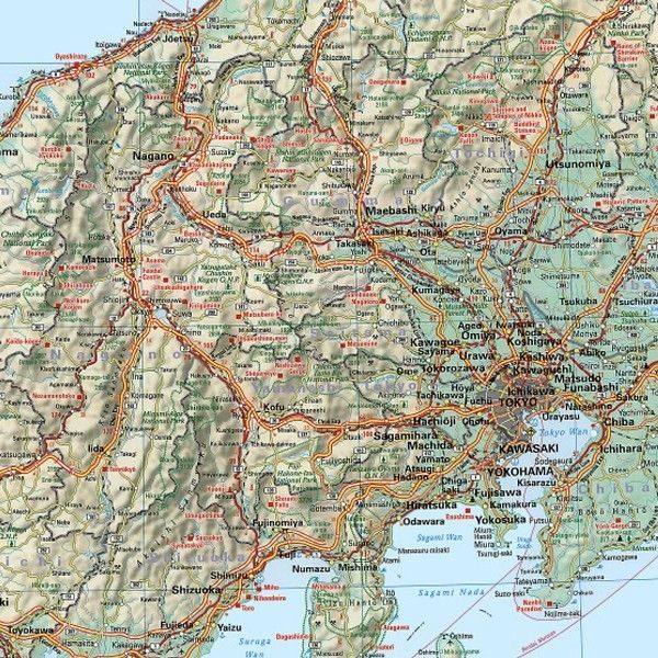 Landkarte Japan 1:1.300.000