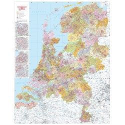 4-cijferige Postcodekaart Nederland