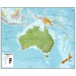 Kontinentkarte  Australië 1:7.000.000