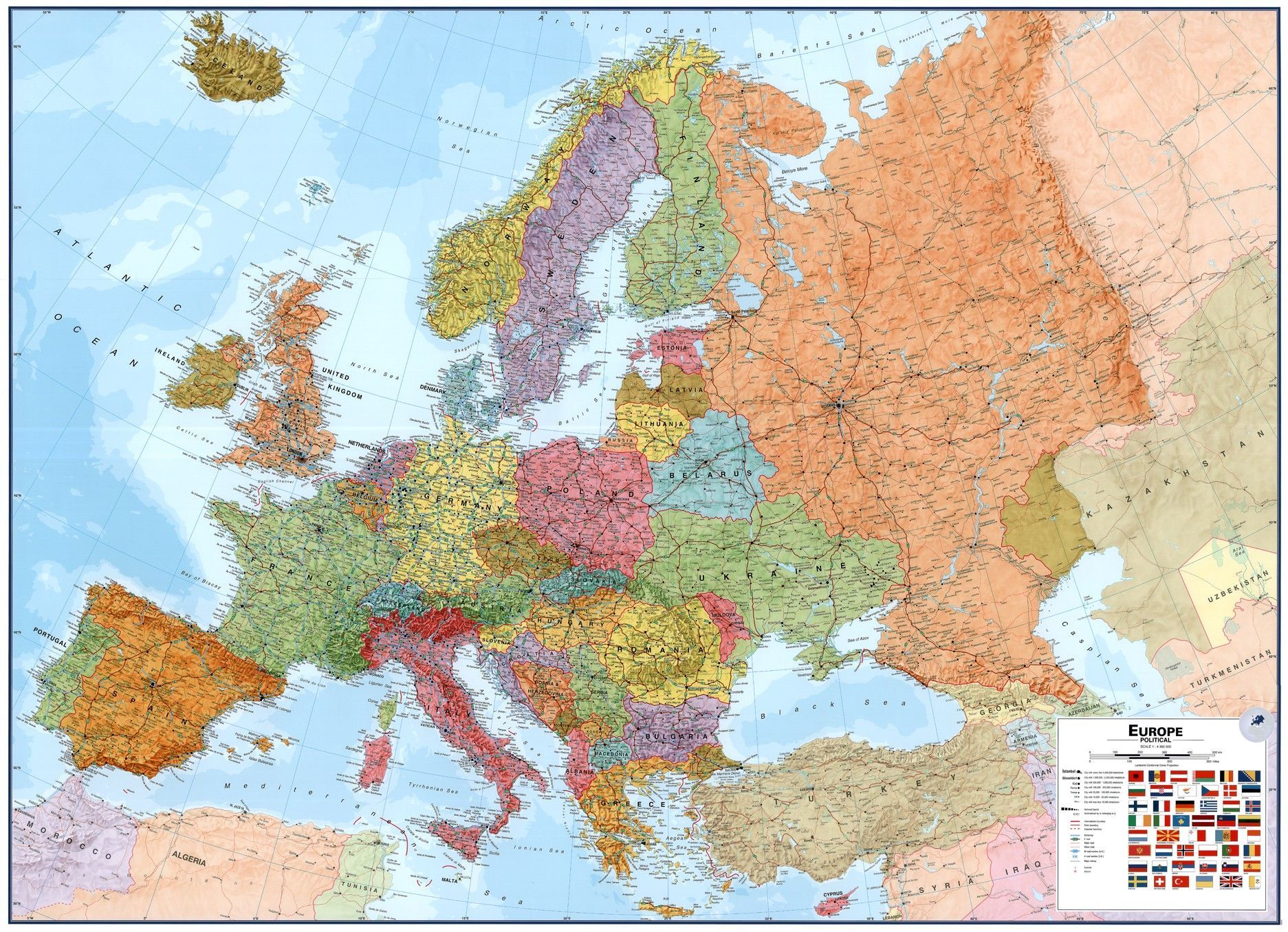 Europakaart A