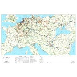 Wasserstrassenkarte Europa 1:2.200.000