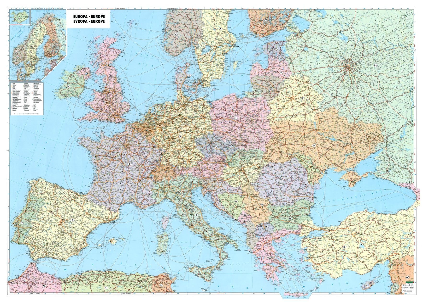 Europakaart C Klein
